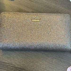 NWOT Kate Spade Sparkle Continental Wallet